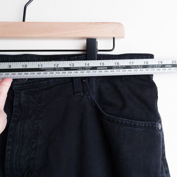 AG Adriano Goldschmied Jeans Mens 36x29 Black The Protege Straight Leg - Picture 13 of 15